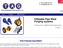 Tablet Screenshot of pipe-purging.com